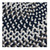 8' x 10' Oxford Blue and Ash Gray Reversible Oval Nursery Rug - IMAGE 2