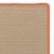 6" x 9" Brown and Orange All Purpose Handcrafted Reversible Outdoor Area Throw Rug Sample - IMAGE 2