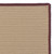 2' x 3' Maroon and Tan All Purpose Handcrafted Reversible Rectangular Outdoor Area Throw Rug - IMAGE 2