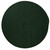 9' Dark Green All purpose Handcrafted Reversible Round Outdoor Area Throw Rug - IMAGE 1