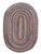 4' Cashew Brown Round Rustic Area Throw Rug - IMAGE 1