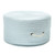 20” Blue Handmade Round Pouf Ottoman - IMAGE 1