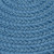 6' x 8' Berry Blue All Purpose Handcrafted Reversible Oval Outdoor Area Throw Rug - IMAGE 2