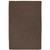 8' x 10' Brown Handmade Braided Rectangular Area Throw Rug - IMAGE 1