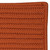 2' x 6' Burnt Orange All Purpose Handmade Reversible Rectangle Mudroom Area Throw Rug Runner - IMAGE 2