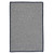 2' x 3' Black and White Hand Braided Rectangular Area Throw Rug - IMAGE 1