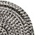 2' x 5' Black and White All Purpose Handcrafted Reversible Oval Outdoor Area Throw Rug - IMAGE 2