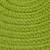 7' x 10' Light Green Solid All Purpose Handcrafted Reversible Oval Outdoor Area Throw Rug - IMAGE 2