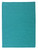3' x 5' Turquoise Blue Rectangular Braided Area Throw Rug - IMAGE 1