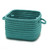 12" Green Handmade Braided Basket - IMAGE 1