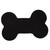 30” Red Dog Bone Shaped Throw Rug - IMAGE 1