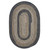 7' x 9' Navy Blue All Purpose Handmade Reversible Oval Mudroom Area Throw Rug - IMAGE 4