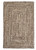 5' Brown Square Area Rug - IMAGE 1