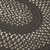 2' x 3' Gray And Beige Oval Handmade Braided Area Throw Rug - IMAGE 2