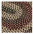 10' Beige Brown Reversible Round Braided Area Rug - IMAGE 1