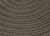 5' x 7' Gray Oval Handcrafted Braided Rug - IMAGE 2