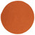 7' Rustic Orange Reversible Round Braided Area Rug - IMAGE 1