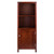 47.25" Warm Walnut Jelly Cupboard with 2 Shelves and Door - IMAGE 2