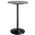 39.75” Black and Slate Gray Round Pub Table - IMAGE 1