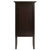 33.50” Dark Brown Buffet Cabinet Sideboard - IMAGE 3
