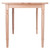 30” Natural Brown Rectangular Ravenna Dining Table - IMAGE 3
