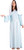 Blue and White Mary Women Adult Halloween Costume - One Size - IMAGE 1