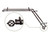 176" Brown Contemporary Double Corner Window Curtain Rod - IMAGE 1