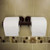 15" Bronze Contemporary Double Toilet Paper Holder - IMAGE 2