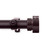 120"- 170" Solid Mahogany Brett Adjustable Single Window Curtain Rod - IMAGE 1