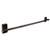 16" Brown Contemporary Magnetic Single Curtain Rod - IMAGE 1