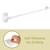 Self Adhesive or Wall Mounted Curtain Rod - 30" - White - IMAGE 4