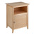 25" Natural Elegant Henry Rectangular Accent Table - IMAGE 1