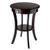 27” Cappuccino Brown Sasha Round Wooden Accent Table - IMAGE 1
