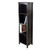 55.75” Black Standing Storage Shelf with Five Tier - IMAGE 1
