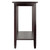 40" Espresso Brown Contemporary Rectangular Console Table - IMAGE 3
