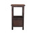 28" Distressed Black and Brown End Table with 2 Drawer - IMAGE 3