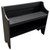 36" Black Bench and Shoe Storage - IMAGE 1