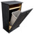 35.75" Distressed Black Large Tilt Out Trash Bin - IMAGE 2