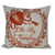 Traditional Calligraphy “Be My Valentine” Decorative Throw Pillow Cover 14” - IMAGE 1