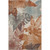5.25' x 7.75' Beige and Orange Hibiscus Rectangular Outdoor Area Throw Rug - IMAGE 1
