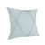 18" Pastel Blue Hand Woven Diamond Tufted Square Throw Pillow - IMAGE 5