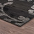 5' x 7' Black and Gray Filigree Rectangular Area Throw Rug - IMAGE 4