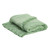 Solid Green Diamond Tufted Throw Blanket with Fringes 50" x 60" - IMAGE 1