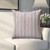18" Purple and Gray Chevron Square Throw Pillow