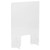 33" Clear Free Standing Register Shield or Sneeze Guard - IMAGE 1