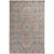 4' x 5.25' Bronze and Denim Blue Rustic Persian Rectangular Area Throw Rug - IMAGE 1