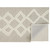 4' x 6' Gray and Ivory Moroccan Geometric Hand Tufted Rectangular Wool Area Throw Rug - IMAGE 4