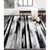 6.5' x 9.5' Black and Silver Gradient Streak Rectangular Area Throw Rug - IMAGE 2