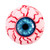 Bloodshot Eyeballs Halloween Decorations - 2" - Set of 4