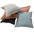 20" Pink Solid Fringe Square Throw Pillow